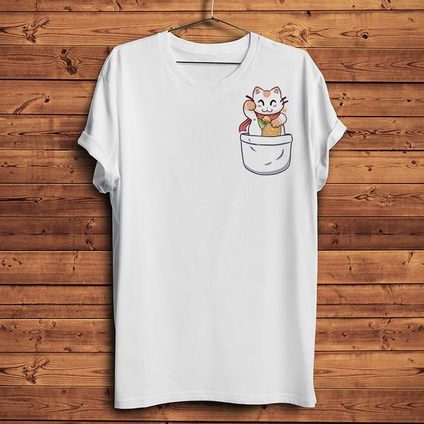 cute lucky cat maneki neko in pocket funny t shirt men summer new white casual tshirt short sleeve streetwear tee
cute lucky cat maneki neko in pocket funny t shirt men summer new white casual tshirt short sleeve streetwear tee