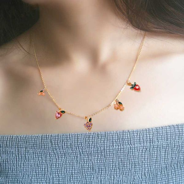 pendant necklaceslife summer sweet fruit fun strawberry cherry grape necklaces pendants exquisite gold chain necklace jewelry gifts for part, Silver
pendant necklaceslife summer sweet fruit fun strawberry cherry grape necklaces pendants exquisite gold chain necklace jewelry gifts for part, Silver