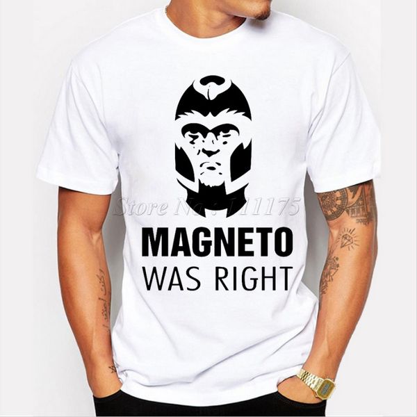 2019 new arrivals men's magneto design tee fashion printed t shirt 
2019 new arrivals men's magneto design tee fashion printed t shirt