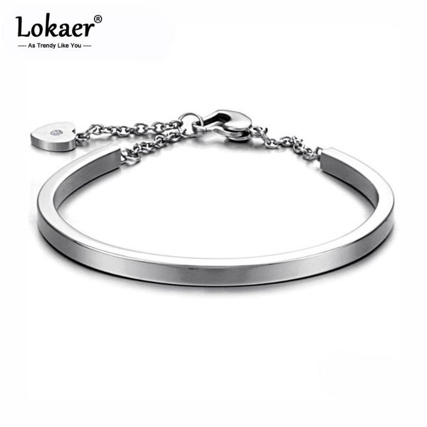 lokaer stainless steel heart bangle jewelry trendy 4 colors adjustable chain & link bracelets for women b18093, Black
lokaer stainless steel heart bangle jewelry trendy 4 colors adjustable chain & link bracelets for women b18093, Black