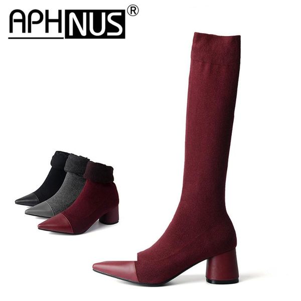 aphnus womens boots tall over the knee thigh high mid high heels pumps boots woman 2020 shoes for women new boot, Black
aphnus womens boots tall over the knee thigh high mid high heels pumps boots woman 2020 shoes for women new boot, Black