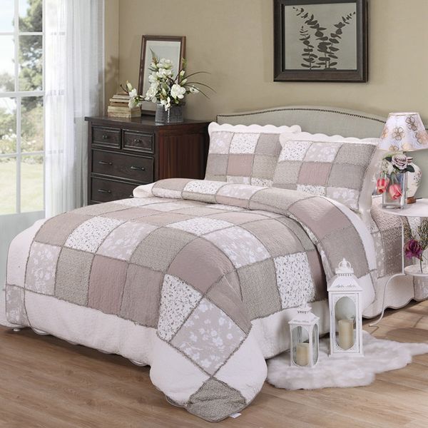chausub bedspreads for bed quilt set 3pcs cotton quilts handmade patchwork coverlet quilted bed cover king queen summer blanket
chausub bedspreads for bed quilt set 3pcs cotton quilts handmade patchwork coverlet quilted bed cover king queen summer blanket