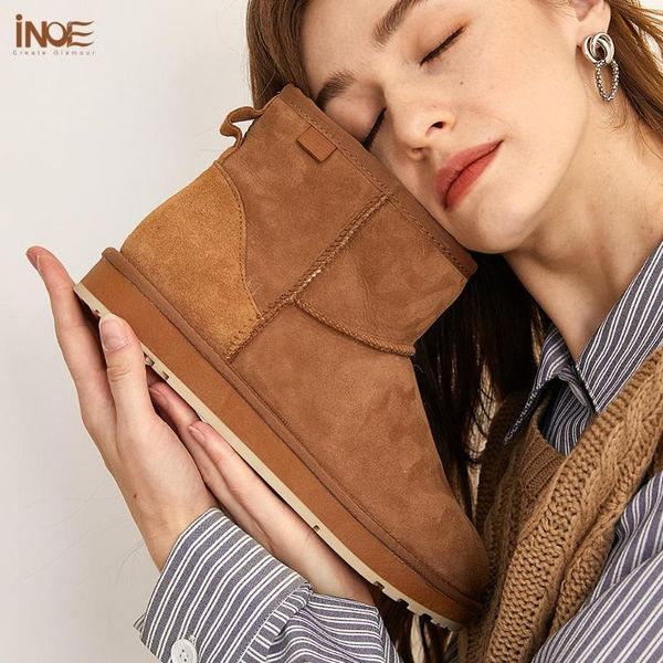 inoe classic sheepskin suede leather wool fur lined women ankle winter boots for women basic snow boots winter shoes flats black
inoe classic sheepskin suede leather wool fur lined women ankle winter boots for women basic snow boots winter shoes flats black