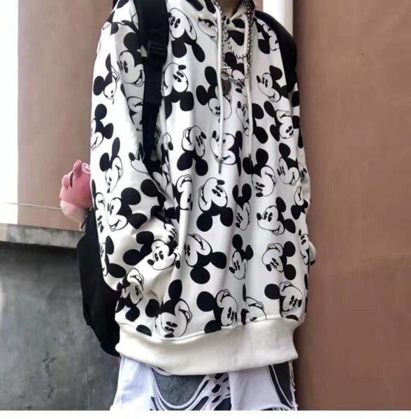cartoon sweater women's 2020 spring and autumn age-reducing trend hooded internet celebrity couple loose pullover pullovercoat pullover, Black
cartoon sweater women's 2020 spring and autumn age-reducing trend hooded internet celebrity couple loose pullover pullovercoat pullover, Black