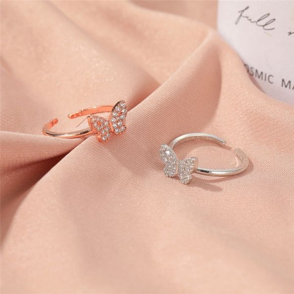 20pcs/lot european new butterfly fashion rings simple zircon adjustable opening finger ring for women ladies hand jewelry dress up, Golden;silver
20pcs/lot european new butterfly fashion rings simple zircon adjustable opening finger ring for women ladies hand jewelry dress up, Golden;silver