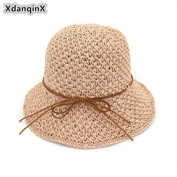 wide brim hats xdanqinx summer foldable women's straw hat large sun visor hollow breathable beach handmade crochet lady for women, Blue;gray
wide brim hats xdanqinx summer foldable women's straw hat large sun visor hollow breathable beach handmade crochet lady for women, Blue;gray