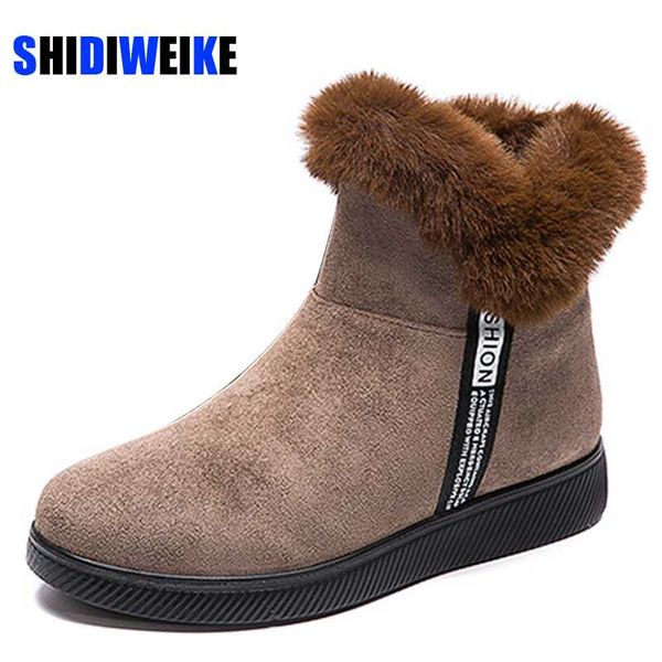 женщины zip winter snow boots дамы теплый меховой замша квартиры ankle загрузочную женский 2020 мода повседневная обувь комфорт обувь плюс р, Black
женщины zip winter snow boots дамы теплый меховой замша квартиры ankle загрузочную женский 2020 мода повседневная обувь комфорт обувь плюс р, Black