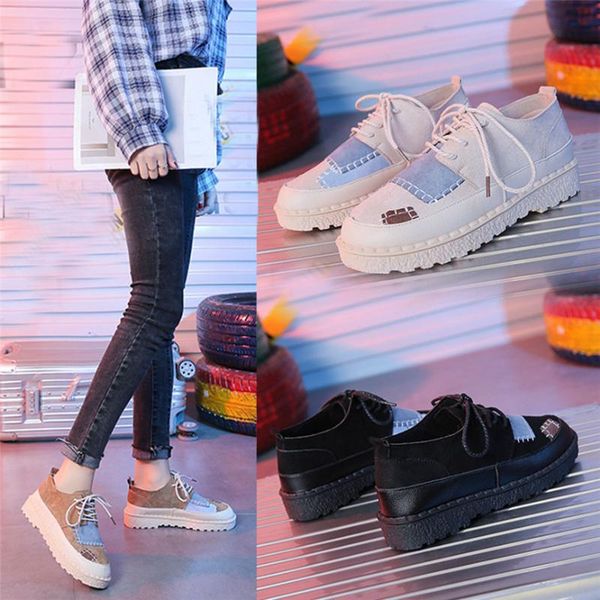 fashion ladies shoes women round toe flat patchwork casual loafers sneaker shoes casual style for ladies m, Black
fashion ladies shoes women round toe flat patchwork casual loafers sneaker shoes casual style for ladies m, Black