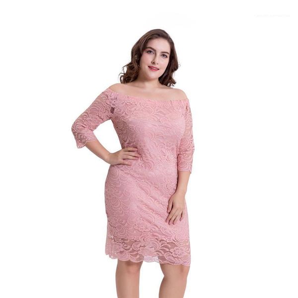 plus size fashion clothing slash neck 3/4 sleeve hollow out apparel 4xl womens summer designer dresses, Black;gray
plus size fashion clothing slash neck 3/4 sleeve hollow out apparel 4xl womens summer designer dresses, Black;gray