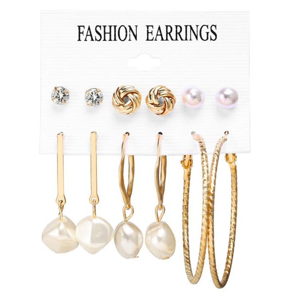bohemian tassel exaggeration earring women big geometric round heart pearl fashion earrings set ing, Golden;silver
bohemian tassel exaggeration earring women big geometric round heart pearl fashion earrings set ing, Golden;silver