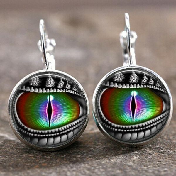 1pair дракона глаз бронзовый trendy стекло кабошон 18 mm lever назад серьги vintage ювелирные изделия, Silver
1pair дракона глаз бронзовый trendy стекло кабошон 18 mm lever назад серьги vintage ювелирные изделия, Silver