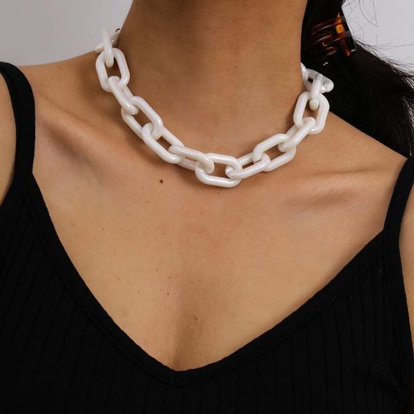 acrylic short chain necklace bohemian chunky lock plastic choker collar necklace pendant for women bijoux fashion accessories, Golden;silver
acrylic short chain necklace bohemian chunky lock plastic choker collar necklace pendant for women bijoux fashion accessories, Golden;silver