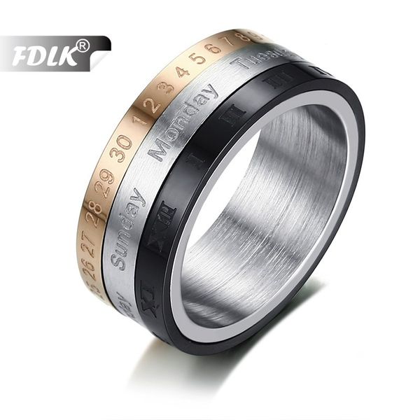 wedding rings rotatable 3 part roman numerals calendar ring men jewelry cool punk spinner male bijoux band with date time, Slivery;golden
wedding rings rotatable 3 part roman numerals calendar ring men jewelry cool punk spinner male bijoux band with date time, Slivery;golden