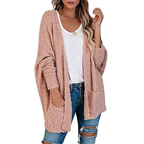 2020 autumn winter cardigan women knitted sweater coat long sleeve pink casual sueter mujer plus size cardigans lsm57, White;black
2020 autumn winter cardigan women knitted sweater coat long sleeve pink casual sueter mujer plus size cardigans lsm57, White;black