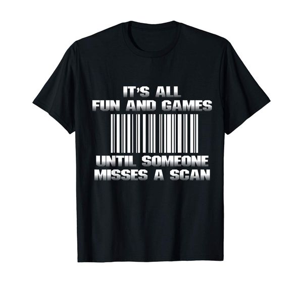 it's all fun and games until someone misses a scan funny postal worker t-shirt
it's all fun and games until someone misses a scan funny postal worker t-shirt