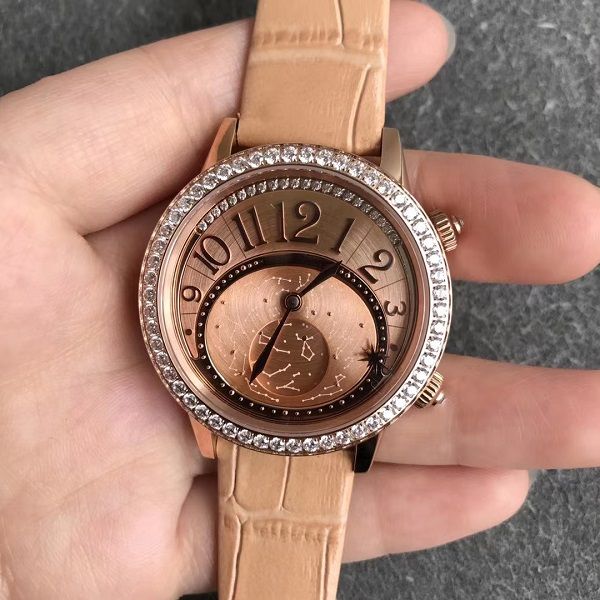 36mm women watch girl lady wristwatch mother wife gift birthday diamonds wristwatch moon 3522480 cal.935a automatic movement marry fashion w, Slivery;brown
36mm women watch girl lady wristwatch mother wife gift birthday diamonds wristwatch moon 3522480 cal.935a automatic movement marry fashion w, Slivery;brown