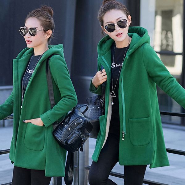 solid color woman parkas female slim zipper outerwear female jacket hooded thick plush woman jacket fashion pocket coat women, Black
solid color woman parkas female slim zipper outerwear female jacket hooded thick plush woman jacket fashion pocket coat women, Black