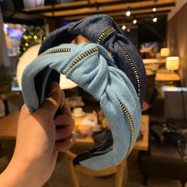 new fashion boutique hair accessories women's denim zipper bow headband middle knotted headband hair band wild headdress girl
new fashion boutique hair accessories women's denim zipper bow headband middle knotted headband hair band wild headdress girl