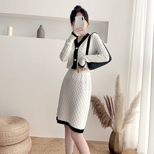 women's tracksuits make little winter web celebrity late night breeze temperament the small sweet wind hair dress knit two-piece women, Gray
women's tracksuits make little winter web celebrity late night breeze temperament the small sweet wind hair dress knit two-piece women, Gray