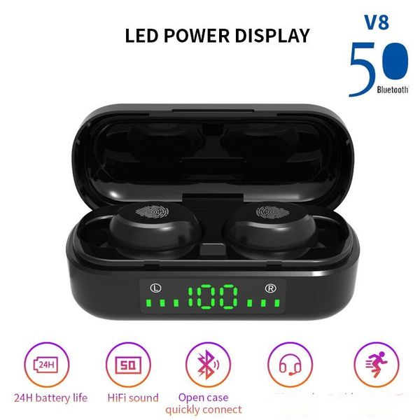 f9-5 v8 tws touch control bluetooth 5.0 headphones earphones led display wireless sports stereo earbuds headset power bank charging dock
f9-5 v8 tws touch control bluetooth 5.0 headphones earphones led display wireless sports stereo earbuds headset power bank charging dock