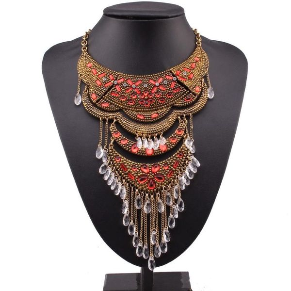 2020 fashionable new design brand teardrop crystal necklace chunky statement pendant necklace for women jewelry, Silver
2020 fashionable new design brand teardrop crystal necklace chunky statement pendant necklace for women jewelry, Silver