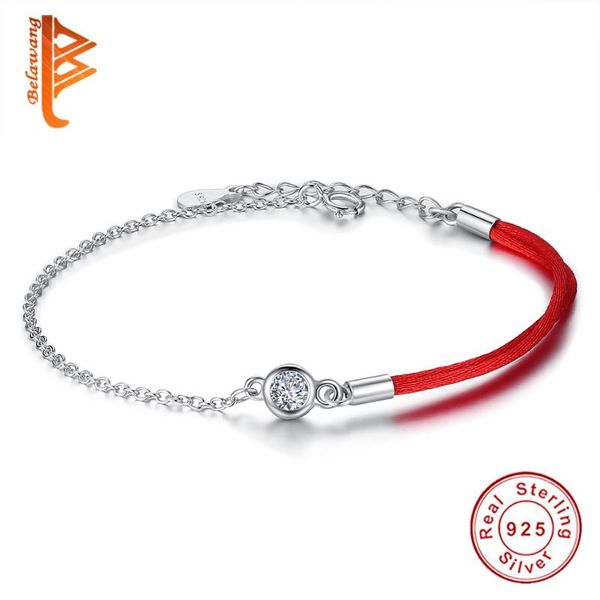 belawang fashion classic red rope bracelet red thread line jewelry 925 sterling silver round crystal bracelet for women gift, Black
belawang fashion classic red rope bracelet red thread line jewelry 925 sterling silver round crystal bracelet for women gift, Black