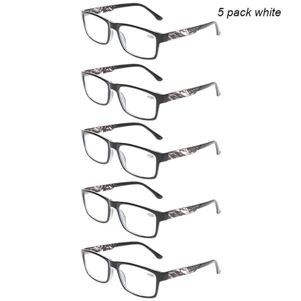 printed reading glasses 4 pack retro spring for men and women eyeglasses frame material lenses optical attribute lenses color, White;black
printed reading glasses 4 pack retro spring for men and women eyeglasses frame material lenses optical attribute lenses color, White;black