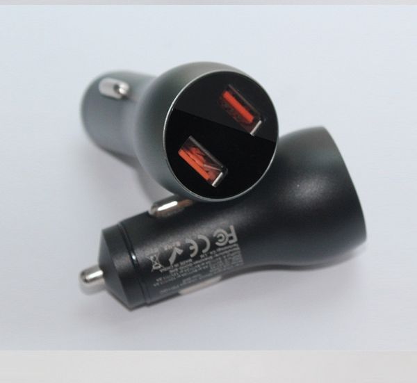 aluminum alloy shell 36w qc 3.0 2 usb pd car charger adapter for smart phone tablet pc 100pcs/lot
aluminum alloy shell 36w qc 3.0 2 usb pd car charger adapter for smart phone tablet pc 100pcs/lot
