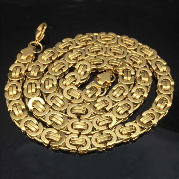5pcs/lot 8.5mm mens chain gold tone necklace flat byzantine stainless steel chain necklace, Silver
5pcs/lot 8.5mm mens chain gold tone necklace flat byzantine stainless steel chain necklace, Silver