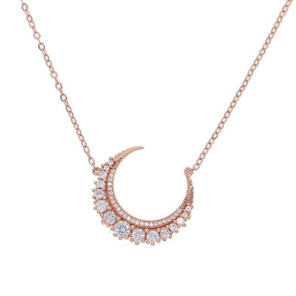 christmas gift 2020 cubic zirconia crescent moon horn pendant necklace women collar, Silver
christmas gift 2020 cubic zirconia crescent moon horn pendant necklace women collar, Silver