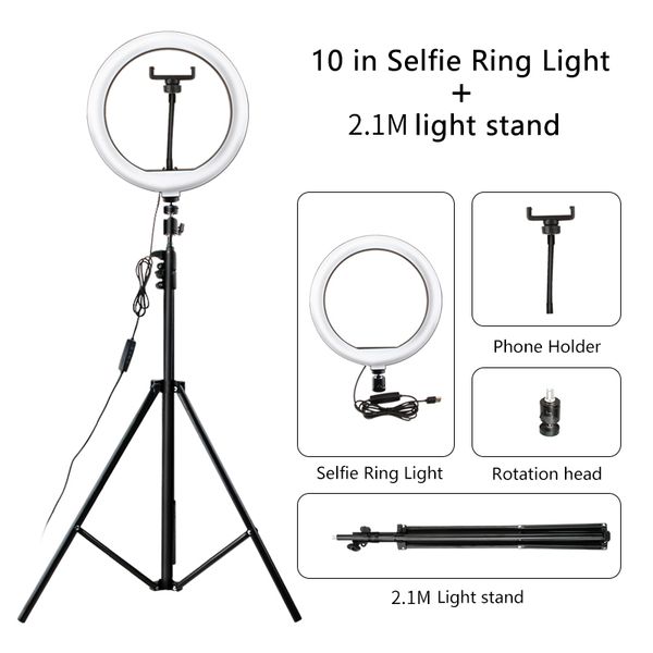 10inch live video light dimmable led selfie ring light pgraphy lights beauty with 2m tripod stand for makeup youtube
10inch live video light dimmable led selfie ring light pgraphy lights beauty with 2m tripod stand for makeup youtube