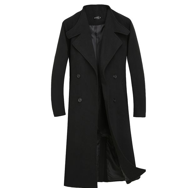 2020 autumn and winter new mens solid color casual business woolen coats / mens high-end brand slim long woolen coat male jacket, Black
2020 autumn and winter new mens solid color casual business woolen coats / mens high-end brand slim long woolen coat male jacket, Black