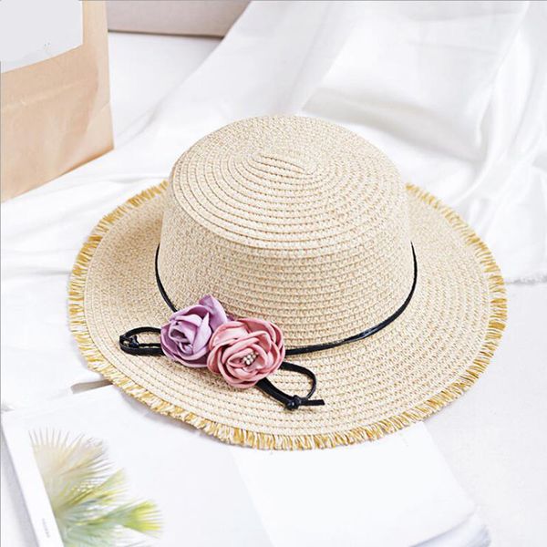 spring and summer new flowers temperament flat head straw hat lady wide-brim sunscreen sun hat summer women's sea beach, Blue;gray
spring and summer new flowers temperament flat head straw hat lady wide-brim sunscreen sun hat summer women's sea beach, Blue;gray