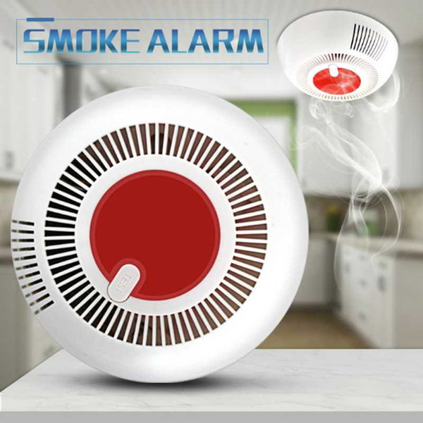 independent smoke detector sound light fire alarm stable standalone smoke sensor for home office protection security system, Black;white
independent smoke detector sound light fire alarm stable standalone smoke sensor for home office protection security system, Black;white