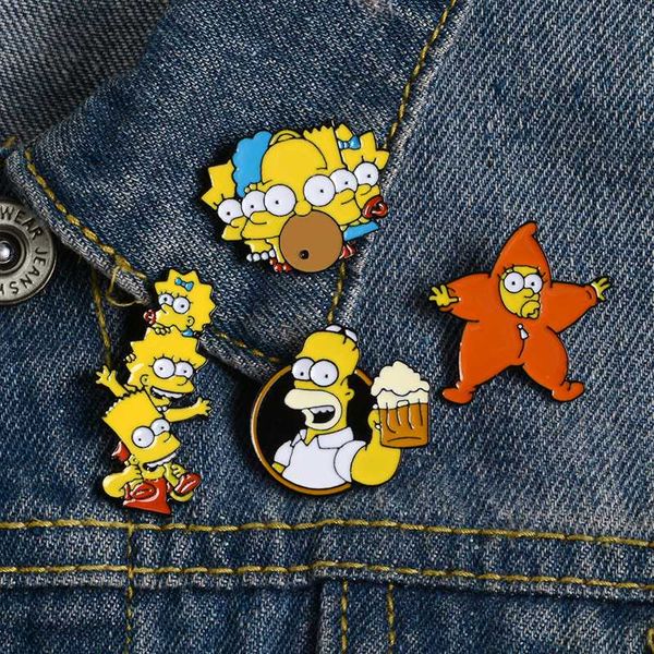 5 стили мультфильм эмаль pin lisa homer jay мардж броши pins для друзей мультипликационный персонаж мем pin отворотом, Gray
5 стили мультфильм эмаль pin lisa homer jay мардж броши pins для друзей мультипликационный персонаж мем pin отворотом, Gray