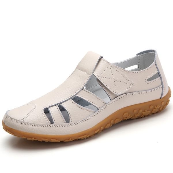 genuine hollow breathable leather woman casual soft summer shoes women beach sandals size 35-42 y200620, Black
genuine hollow breathable leather woman casual soft summer shoes women beach sandals size 35-42 y200620, Black
