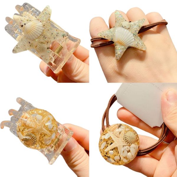 summer ocean style cute starfish seashell hair claw women girl metallic sequins ponytail holder shimmer hair styling accessories
summer ocean style cute starfish seashell hair claw women girl metallic sequins ponytail holder shimmer hair styling accessories