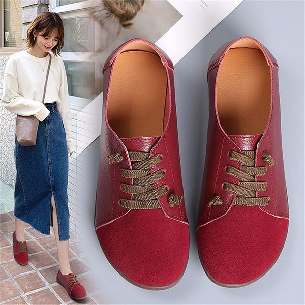 2020 new women lace up pu leather spring flat loafers ladies comfort light casual shoes woman platform fashion falts shoe female, Black
2020 new women lace up pu leather spring flat loafers ladies comfort light casual shoes woman platform fashion falts shoe female, Black