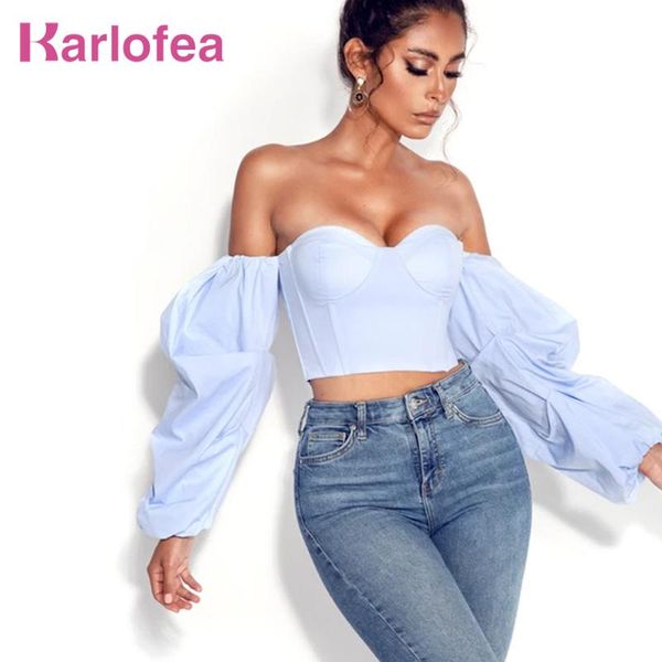 kealofea new autumn lady blouse shirts padded boned corset crop street wear long sleeve backless bustier outfits, White
kealofea new autumn lady blouse shirts padded boned corset crop street wear long sleeve backless bustier outfits, White