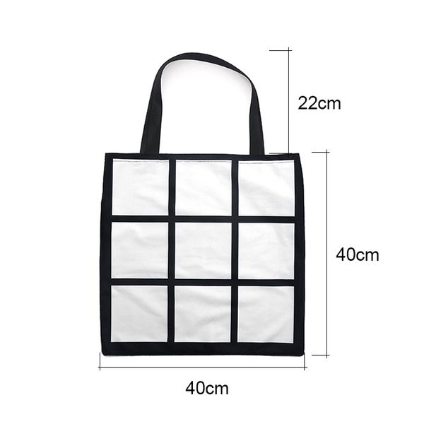 sublimation grid tote bag blank white diy heat transfer shopping bag 9 panels cloth frabic reusable storage gift bag handbag
sublimation grid tote bag blank white diy heat transfer shopping bag 9 panels cloth frabic reusable storage gift bag handbag