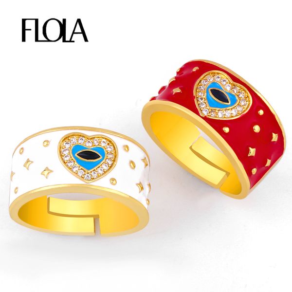cluster rings flola gold filled white enamel ring open statement heart wide band girls colorful jewelry anillo knuckle rigj09, Golden;silver
cluster rings flola gold filled white enamel ring open statement heart wide band girls colorful jewelry anillo knuckle rigj09, Golden;silver
