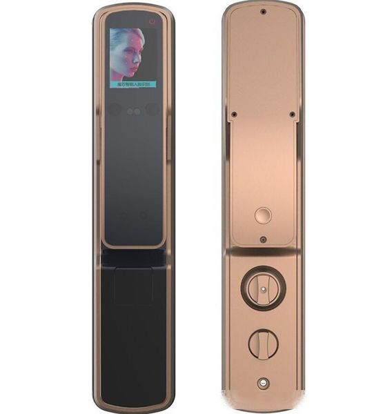 new fx80 anti-theft smart door lock face recognition fingerprint lock automatic password lock champagne gold
new fx80 anti-theft smart door lock face recognition fingerprint lock automatic password lock champagne gold