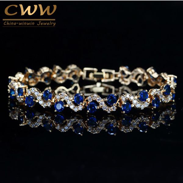 link, chain cwwzircons design trendy gold color white cubic zirconia stone and dark blue crystal bracelet for women jewelry gift cb193, Black
link, chain cwwzircons design trendy gold color white cubic zirconia stone and dark blue crystal bracelet for women jewelry gift cb193, Black