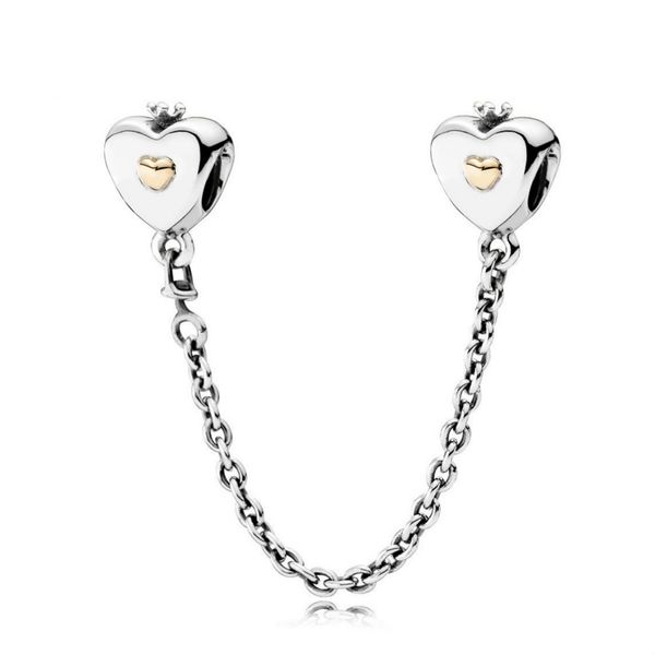 new 100% sterling silver 1:1 glamour 791878 heart & crown safety chain original women wedding fashion jewelry 2018 gift, Black
new 100% sterling silver 1:1 glamour 791878 heart & crown safety chain original women wedding fashion jewelry 2018 gift, Black