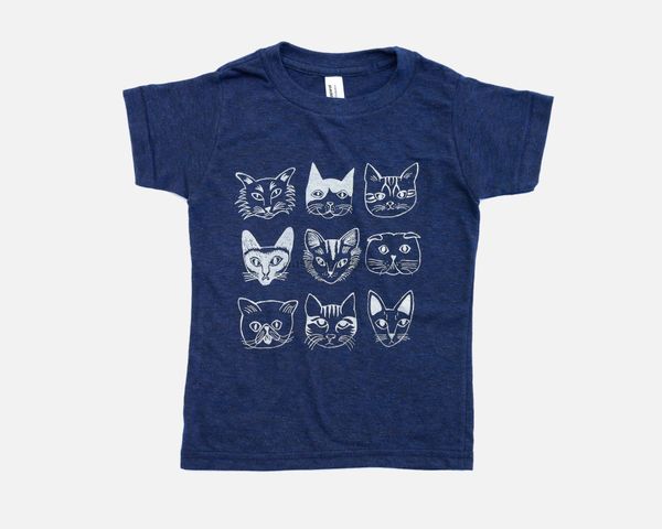 cat faces - tee shirt soft tri blue cool cats adults screen-print tshirt men t shirt
cat faces - tee shirt soft tri blue cool cats adults screen-print tshirt men t shirt