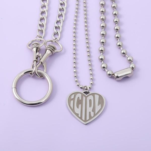 new hip hop crazy chunky thick chain necklace steampunk men punk iron heavy metal heart girl pendant for women rock jewelry, Silver
new hip hop crazy chunky thick chain necklace steampunk men punk iron heavy metal heart girl pendant for women rock jewelry, Silver