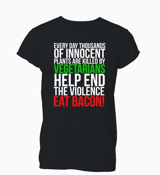 2019 fashion summer t-shirt eat bacon dad fathers day gift lad british t-shirt tshirt mens womens tee shirt