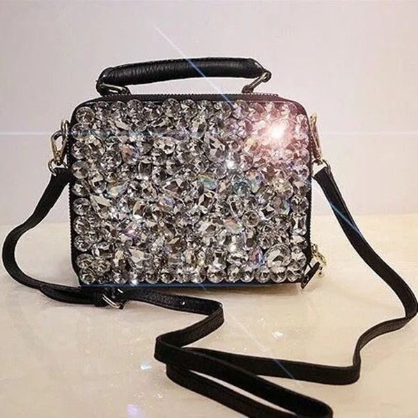 luxury fashion diamonds women handbag female rhinestone shoulder bag ladies chain black genuine leather messenger crossbody bags
luxury fashion diamonds women handbag female rhinestone shoulder bag ladies chain black genuine leather messenger crossbody bags