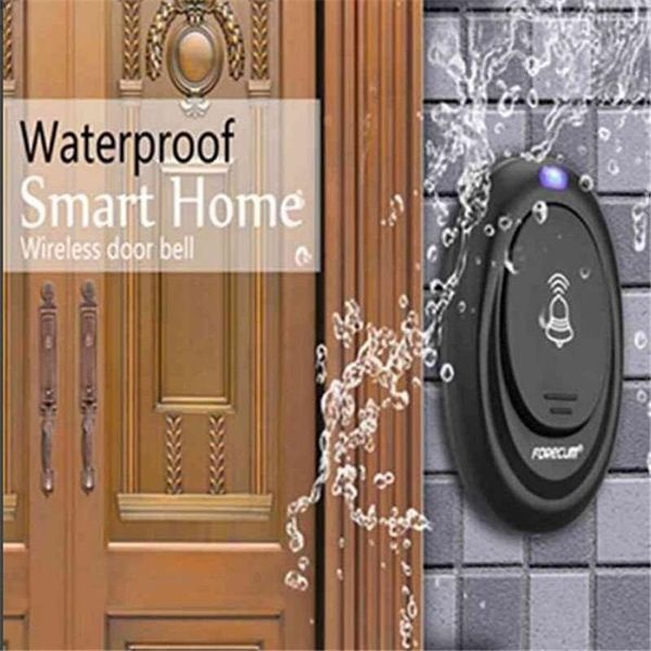 new household waterproof wireless remote control doorbell smart door bell with 36 chimes ( eu, us plug
new household waterproof wireless remote control doorbell smart door bell with 36 chimes ( eu, us plug
