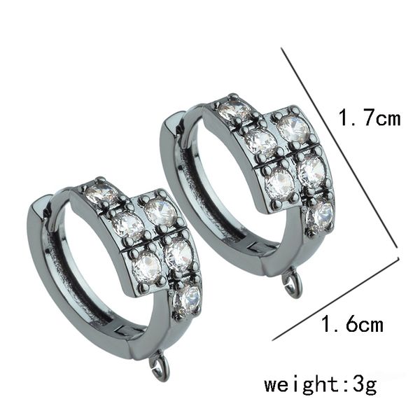 hoop & huggie 1 pair 16x17mm brass gold/silver color earring hooks accessories crystal stud earrings hook for handmade jewelry making, Golden;silver
hoop & huggie 1 pair 16x17mm brass gold/silver color earring hooks accessories crystal stud earrings hook for handmade jewelry making, Golden;silver